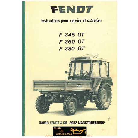 Fendt F345gt F360gt F380gt