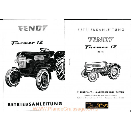 Fendt Farmer 1z Fl 131 Manuel