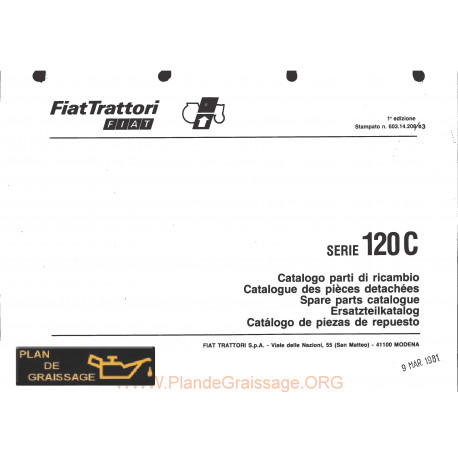 Fiatagri 120c Pieces Chenilles