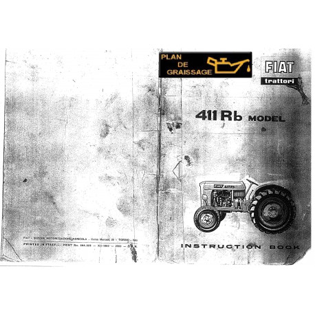 Fiatagri 411rb Instruction Book