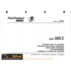 Fiatagri 505c Pieces Chenilles