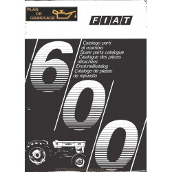 Fiatagri 600 Tracteur Catalogue Pieces