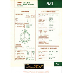 Fiatagri 60c 604 010 Chenillards