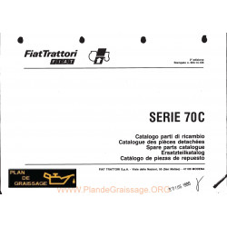 Fiatagri 70c Pieces Chenilles