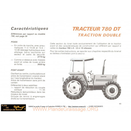 Fiatagri 780 Dt Caracteristique