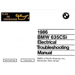 Bmw 635csi E24 Electrical Troubleshooting 1986