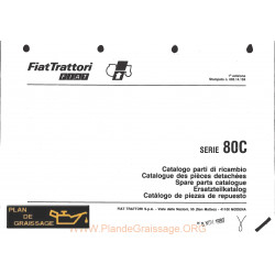 Fiatagri 80c Pieces Chenilles