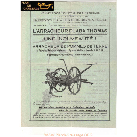 Flaba Thomas Arracheur P De T