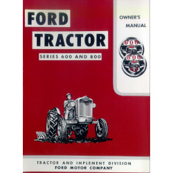 Ford 600 800 Owners Manual