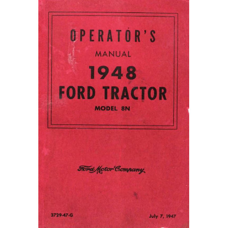 Ford 8n Manual 1948