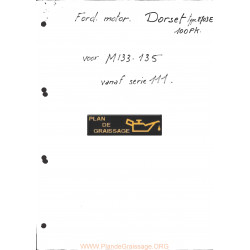 Ford M133 M135 100 Pk Dorset Serie 111