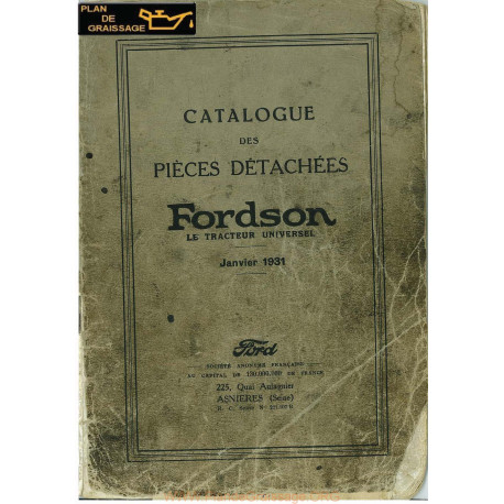Fordson Tractor Pieces 1931