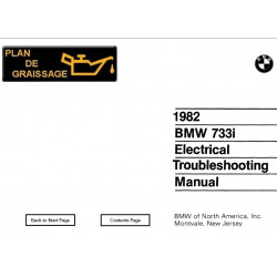 Bmw 733i E23 Electrical Troubmeshooting 1982