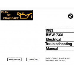 Bmw 733i E23 Electrical Troubmeshooting 1983