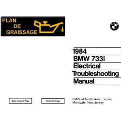 Bmw 733i E23 Electrical Troubmeshooting 1984