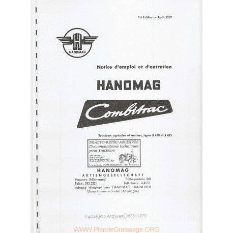 Hanomag R420 R425 Part1