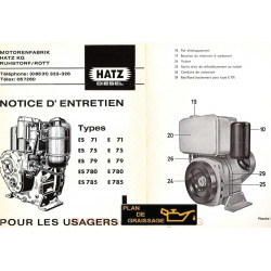 Hatz Es 71 75 79 780 785 Notice Entretien Moteur