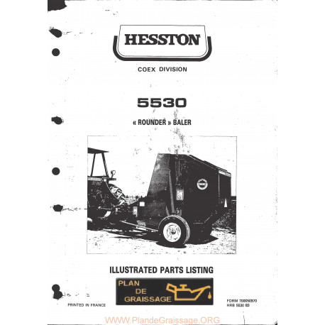 Hesston 5530 Round Baler