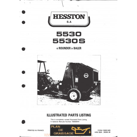 Hesston 5530 S Round Baler