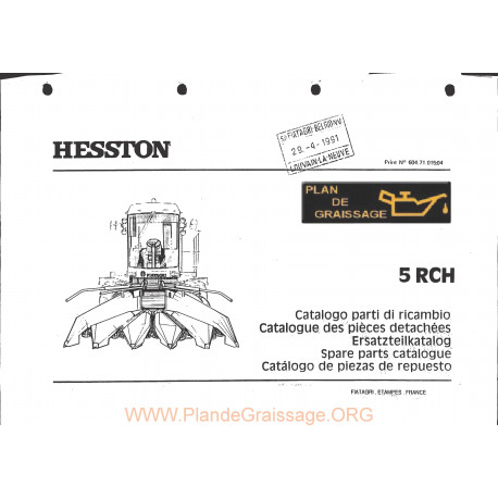 Hesston 5rch Header