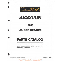 Hesston 666s Header