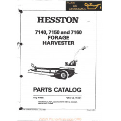Hesston 7149 7150 7160 Forage Harvester