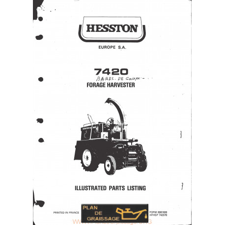 Hesston 7420 Forage Harvester