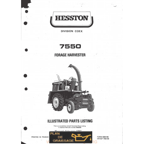 Hesston 7580 Forage Harvester