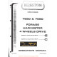 Hesston 7650 7680 4 Drive Forage Harvester