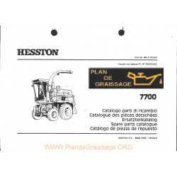 Hesston 7700 Forage Harvester
