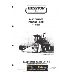 Hesston Disc Cutoff Forage Head 4 Header