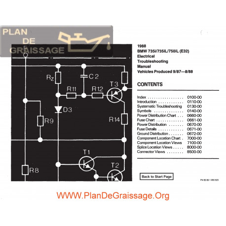Bmw 735i 735il 750il 1988 Electrical Troubleshooting Manual