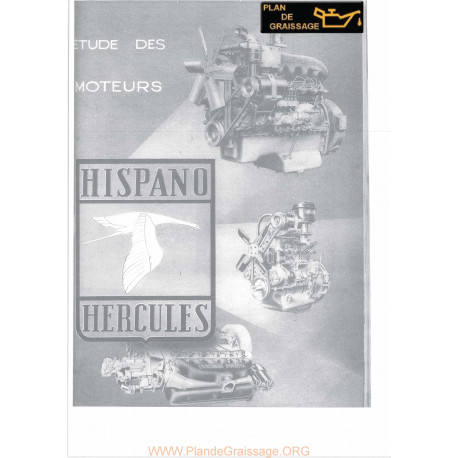 Hispano Hercules Moteur