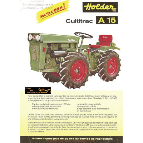 Holder A 15 Cultitrac