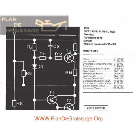 Bmw 735i 735il 750il 1991 Electrical Troubleshooting Manual