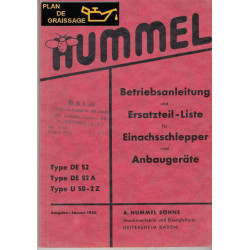 Hummel De52 De52a U50 2z Motoculteurs