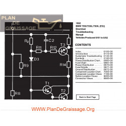 Bmw 735i 735il 750il 1992 Electrical Troubleshooting Manual