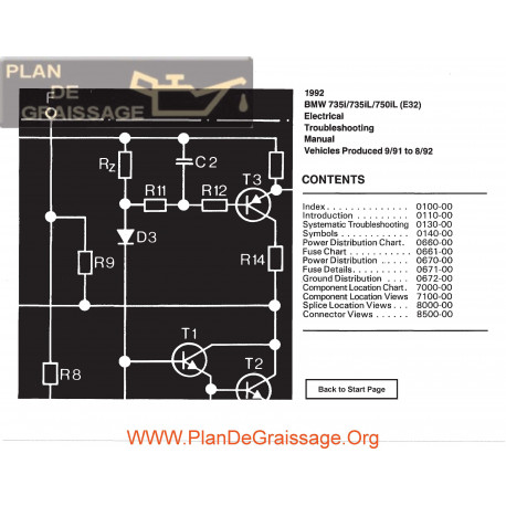 Bmw 735i 735il 750il 1992 Electrical Troubleshooting Manual