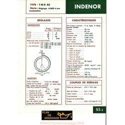 Indenor Tmd85 Moteur