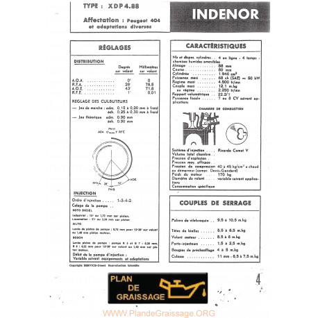 Indenor Xdp 4 88 Moteur