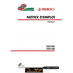 Iseki Tx 2160 2140 Notice