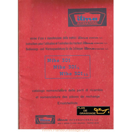 Itma Nike 301 Ll Pieces Detachees Part1 Chenillards