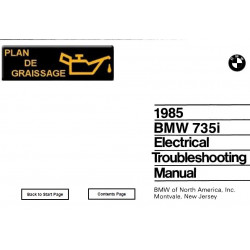 Bmw 735i E23 Electrical Troubmeshooting 1985