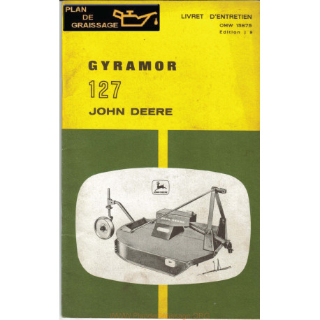 John Deere 127 Gyro Broyeur Gyramor