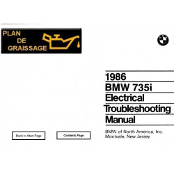Bmw 735i E23 Electrical Troubmeshooting 1986