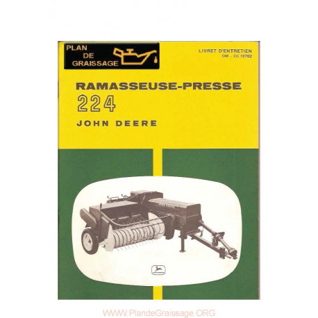 John Deere 224 T Ramasseuse