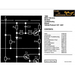 Bmw 735i E32 Elecrical Troubleshooting 1988