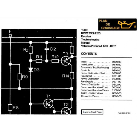 Bmw 735i E32 Elecrical Troubleshooting 1988