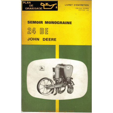 John Deere 24 Be Semoir Mono