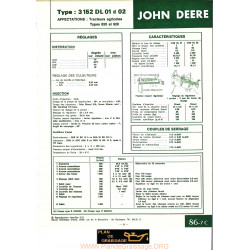 John Deere 3152dl01 3152dl02 Tracteur